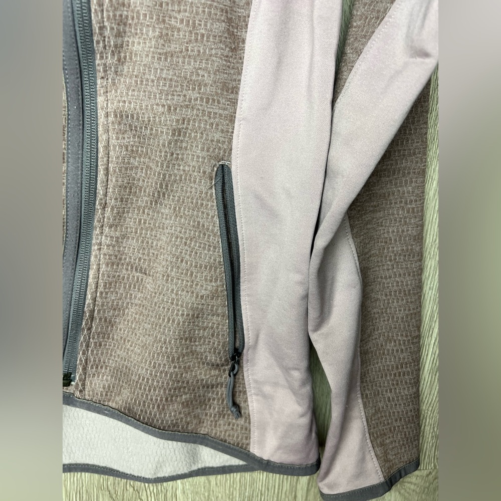 The North Face Arcata Asymmetrical Zip Fleece Lined Hooded Jacket Size Small - Picture 5 of 16